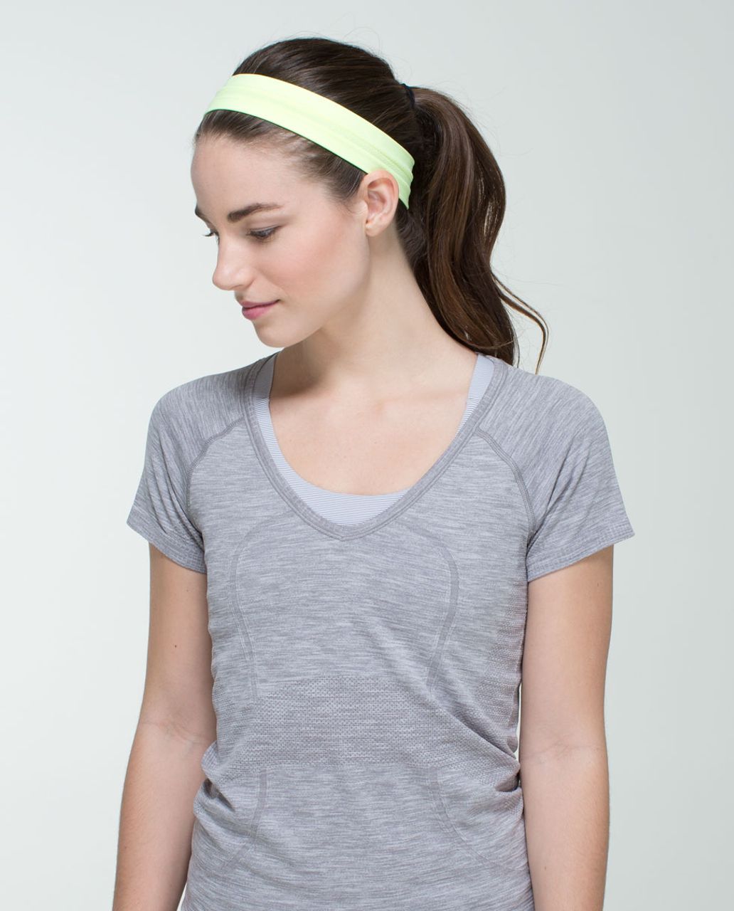 Lululemon Swiftly Headband - Heathered Clear Mint