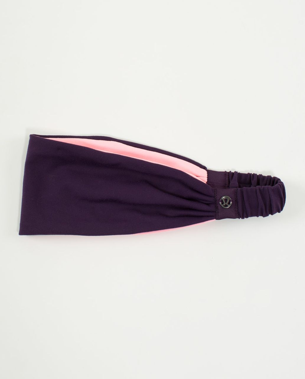 Lululemon Bang Buster Headband *Reversible - Deep Zinfandel / Bleached Coral