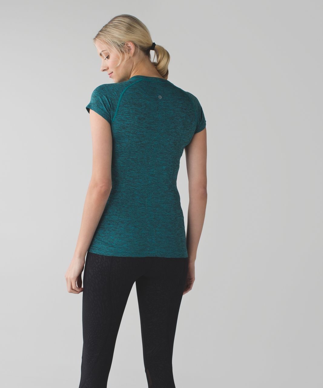 Lululemon Swiftly Tech Short Sleeve Crew - Heathered Peacock