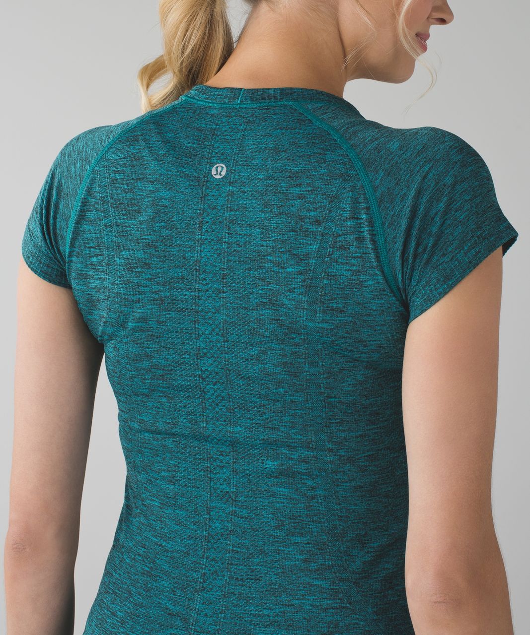 Lululemon Swiftly Tech Short Sleeve Crew - Heathered Peacock