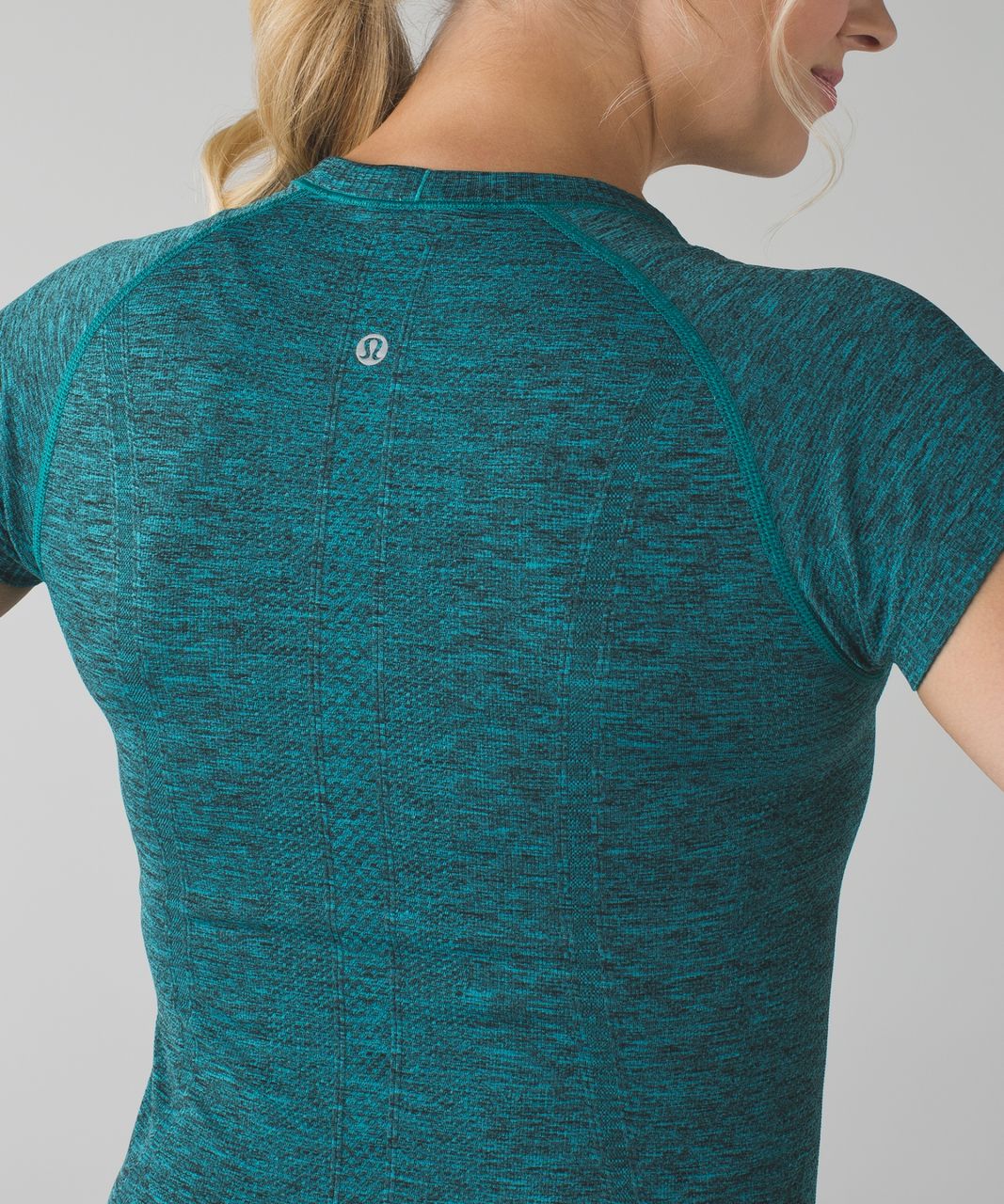 Lululemon Swiftly Tech Short Sleeve Crew - Heathered Peacock