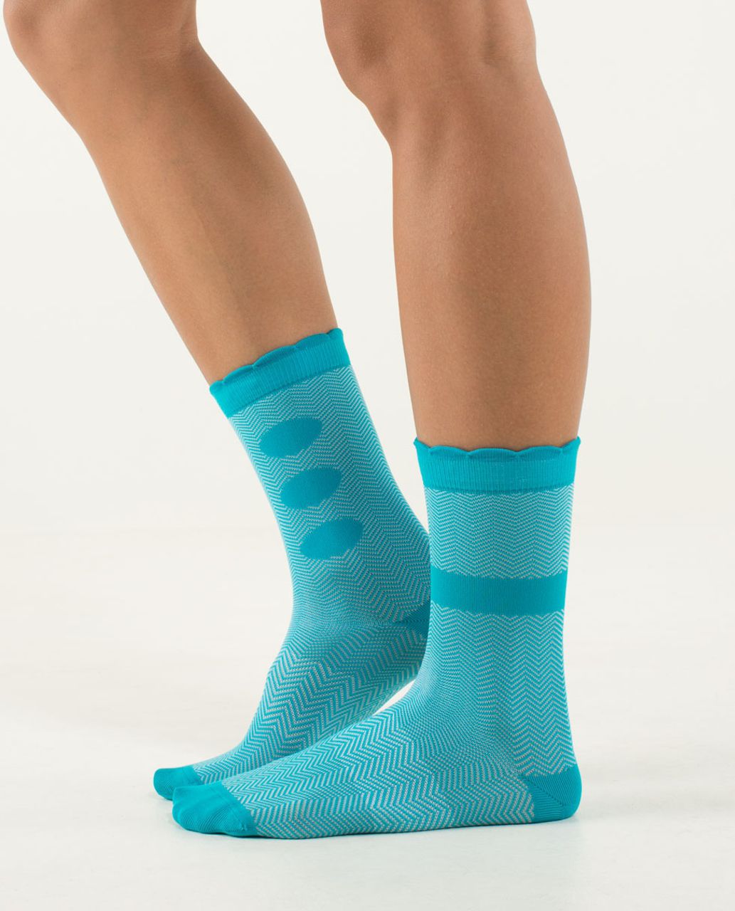 Lululemon Run For Fun Sock - Chevron Mesh Surge