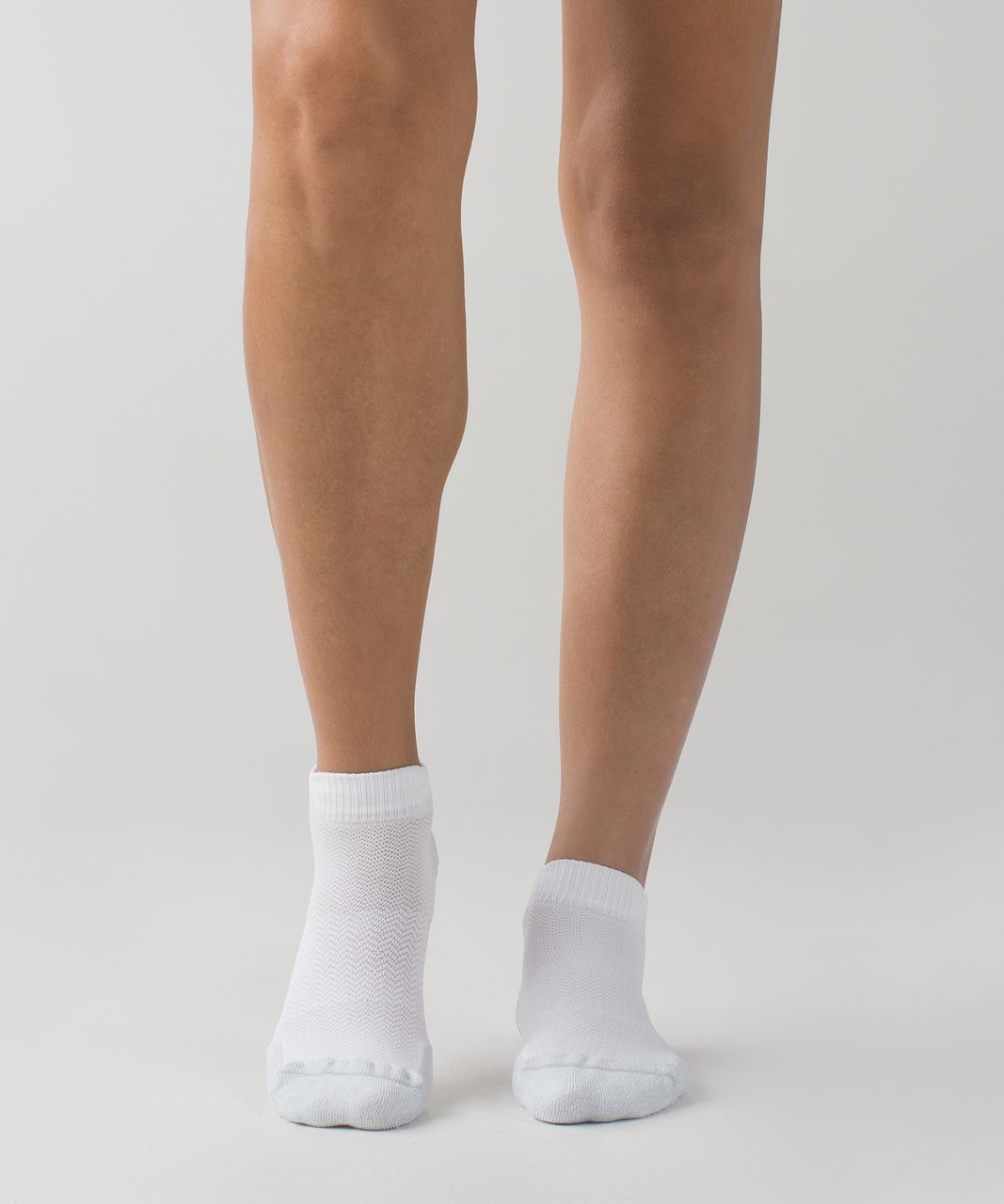 Lululemon Women's Ultimate Padded Run Sock - Womens Padded Chevron White