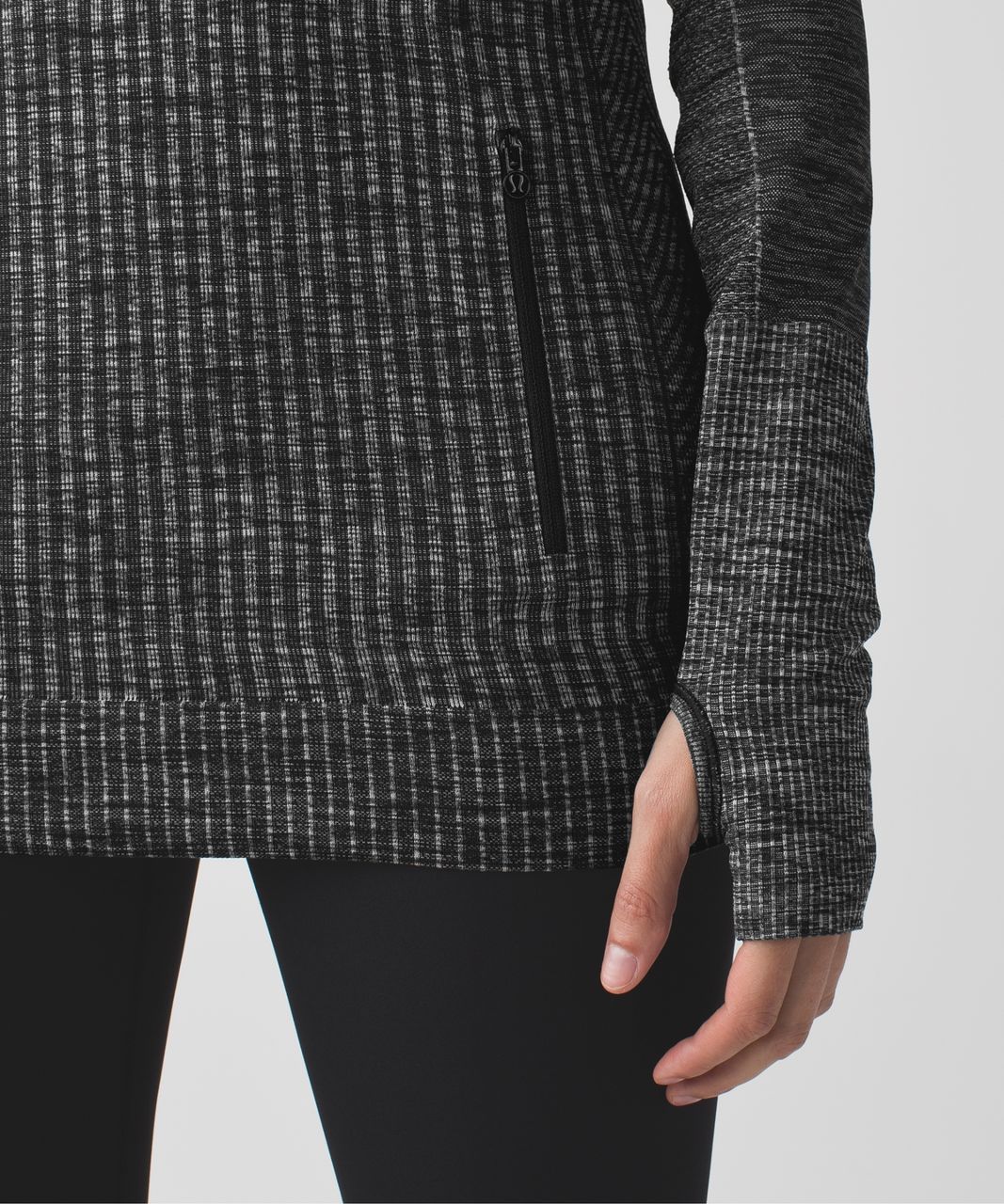 Lululemon Rest Less Hoodie - Heathered Black