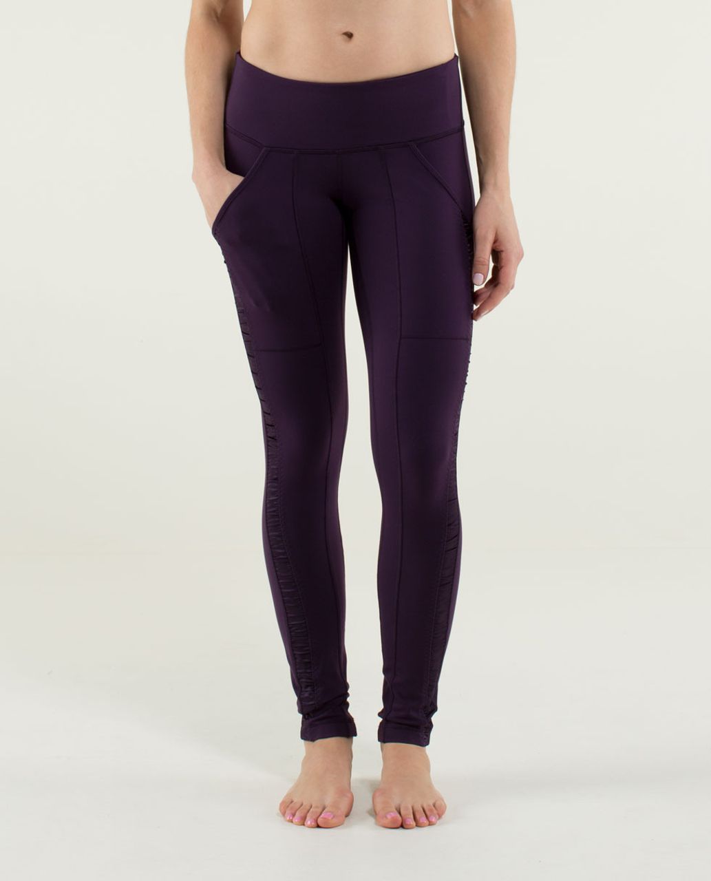 Lululemon Practice Daily Pant - Deep Zinfandel