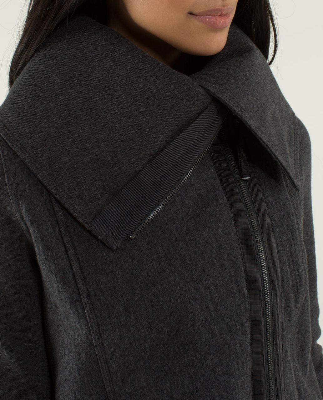 Lululemon Virasana Blanket Wrap - Heathered Black / Black / Heathered Black / Black