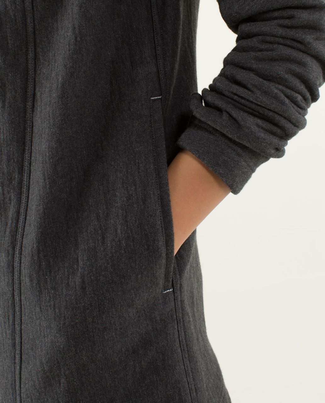 Lululemon Virasana Blanket Wrap - Heathered Black / Black / Heathered Black / Black