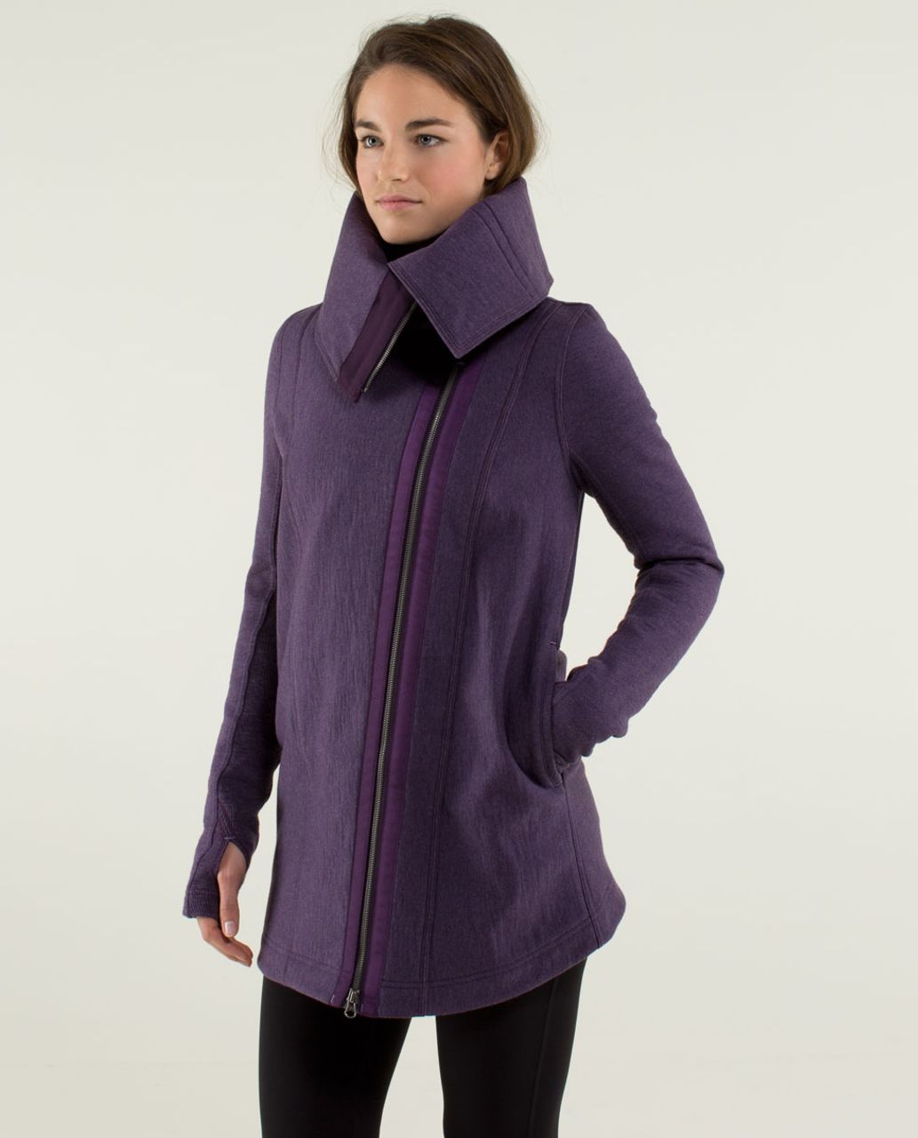 Lululemon Virasana Blanket Wrap - Heathered Deep Zinfandel / Deep Zinfandel / Heathered Deep Zinfandel / Deep Zinfandel