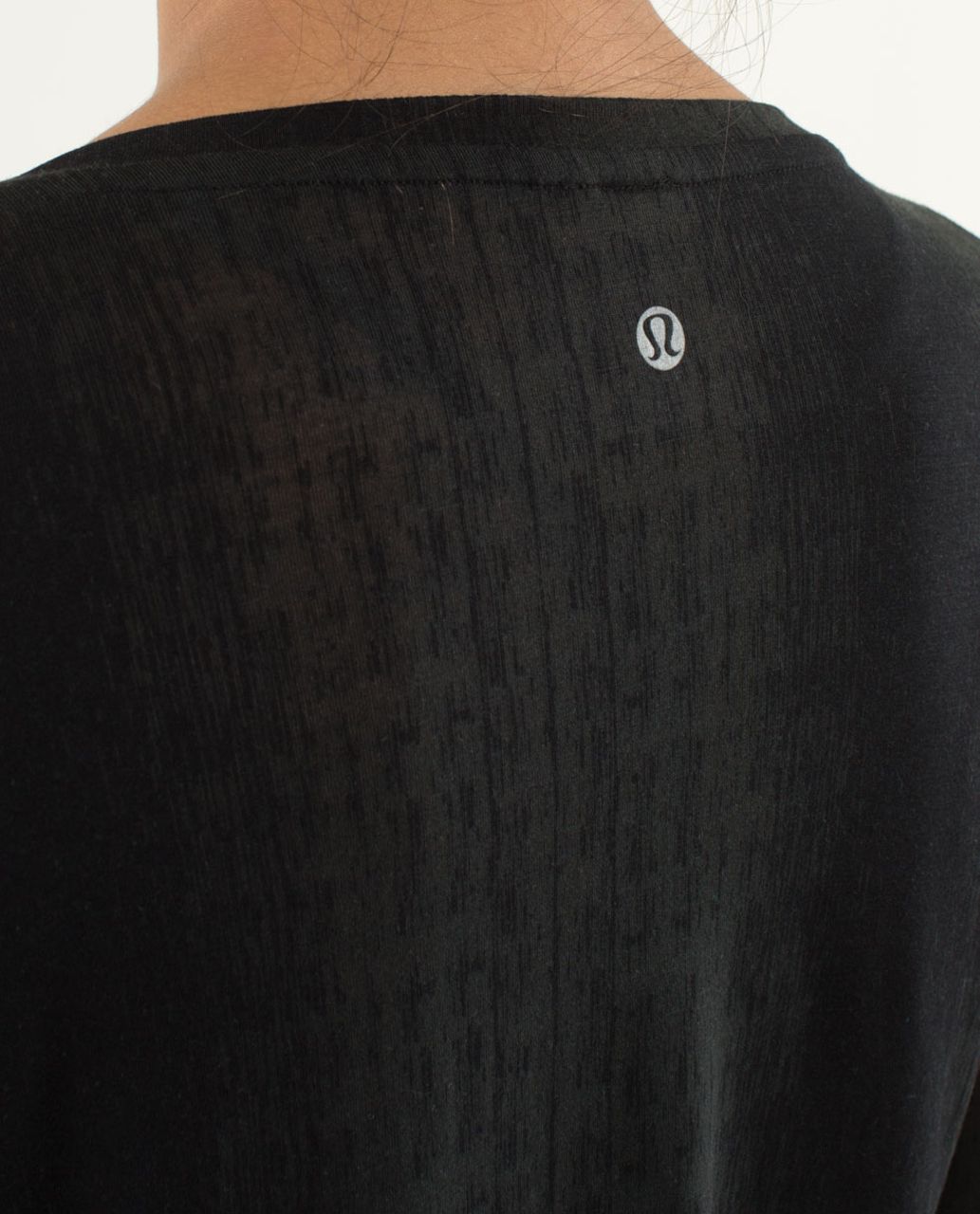 Lululemon Inner Calm Long Sleeve - Misty Stripe Burnout Black