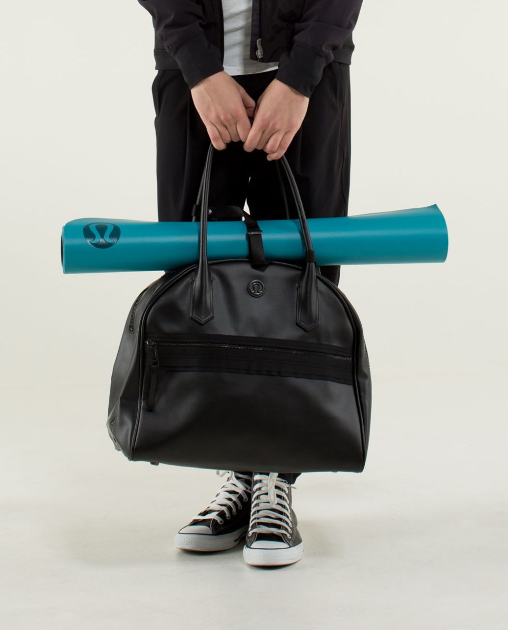 lululemon black gym bag