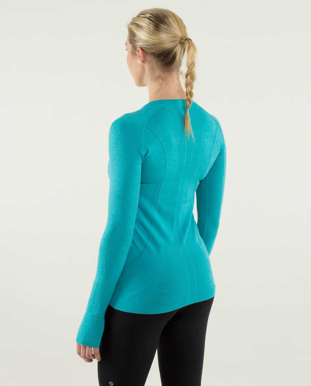 Lululemon Run:  Swiftly Tech Long Sleeve - Heathered Surge