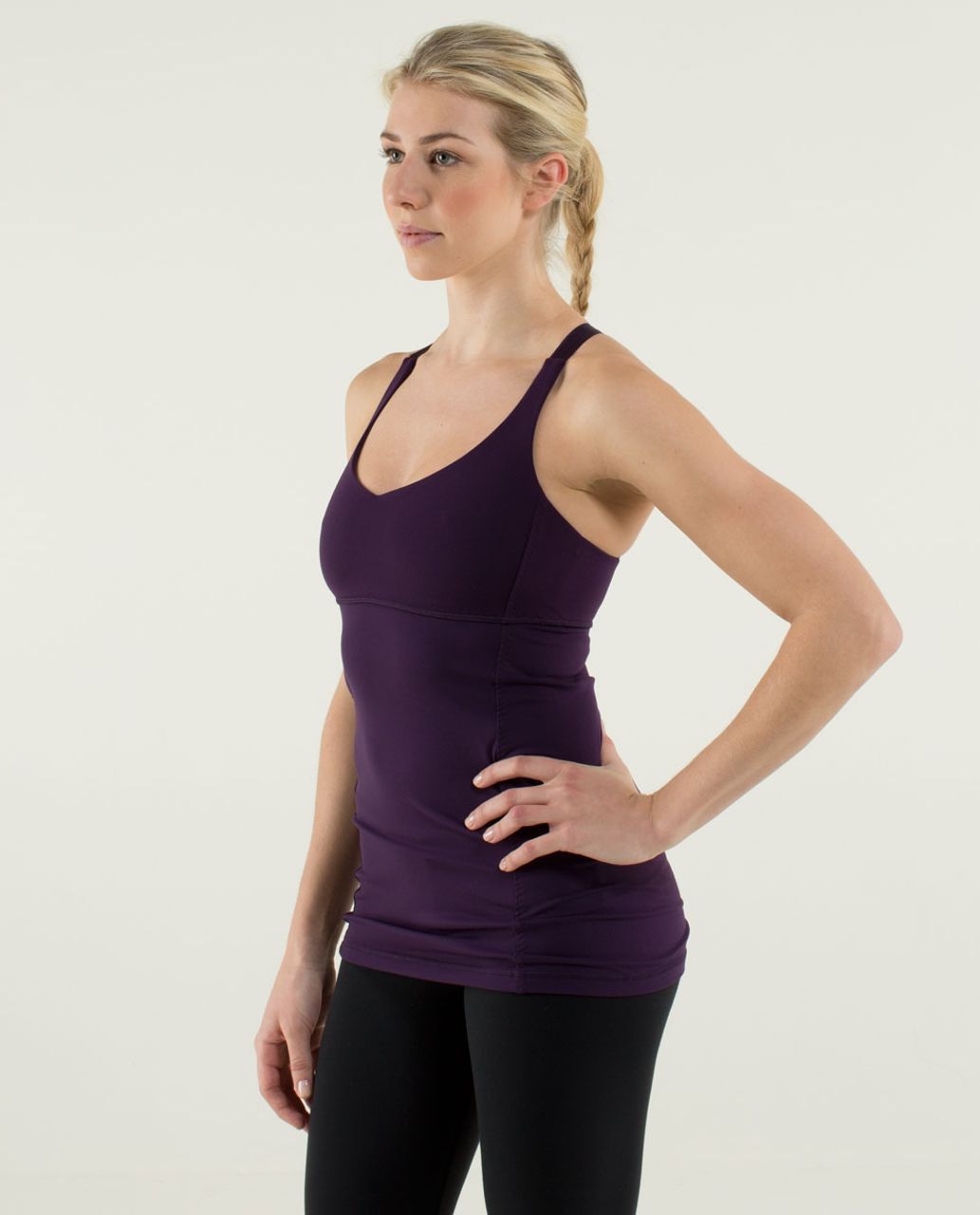 Lululemon Practice Daily Tank - Deep Zinfandel