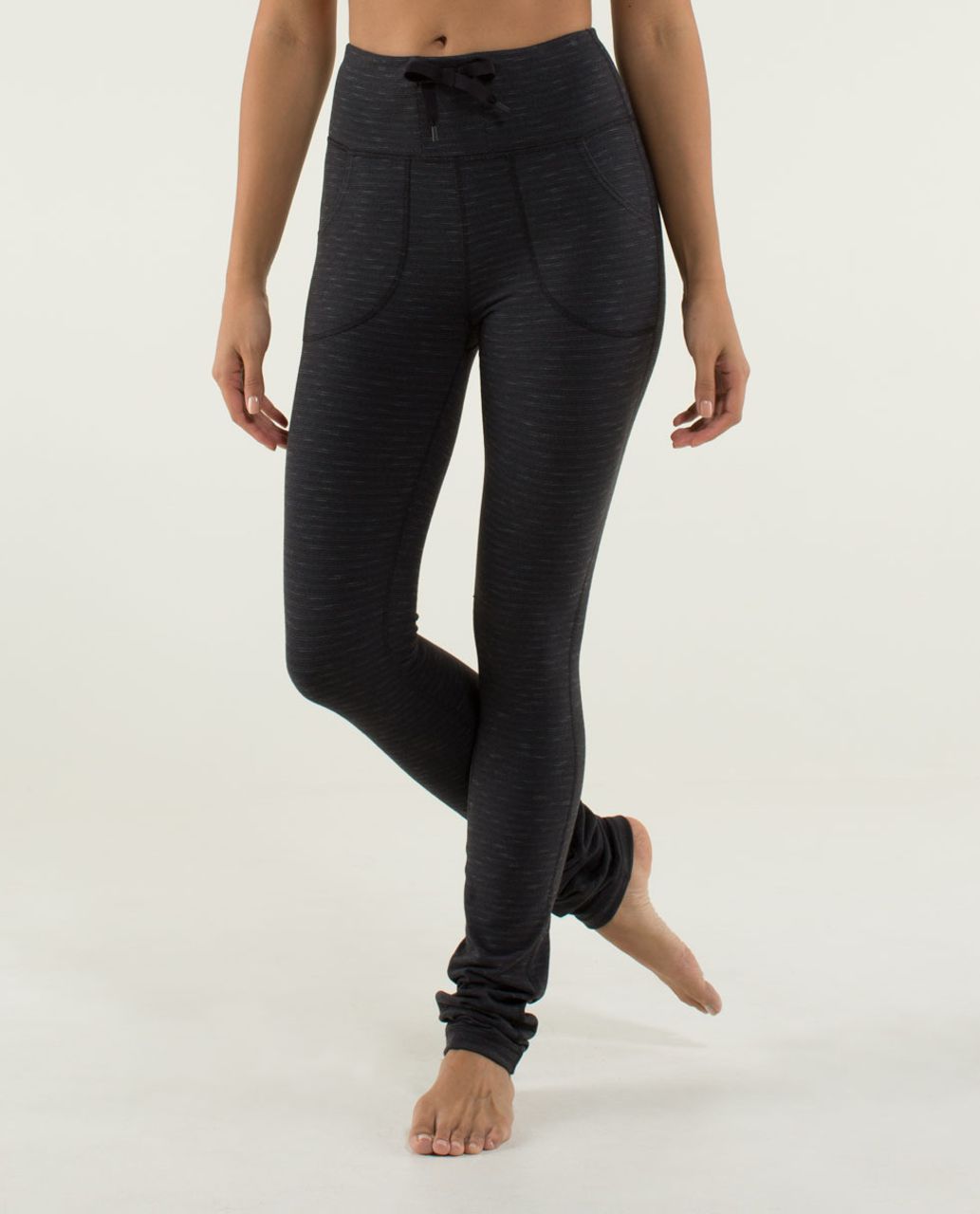 Lululemon Skinny Will Pant - Pique Luon Black - lulu fanatics