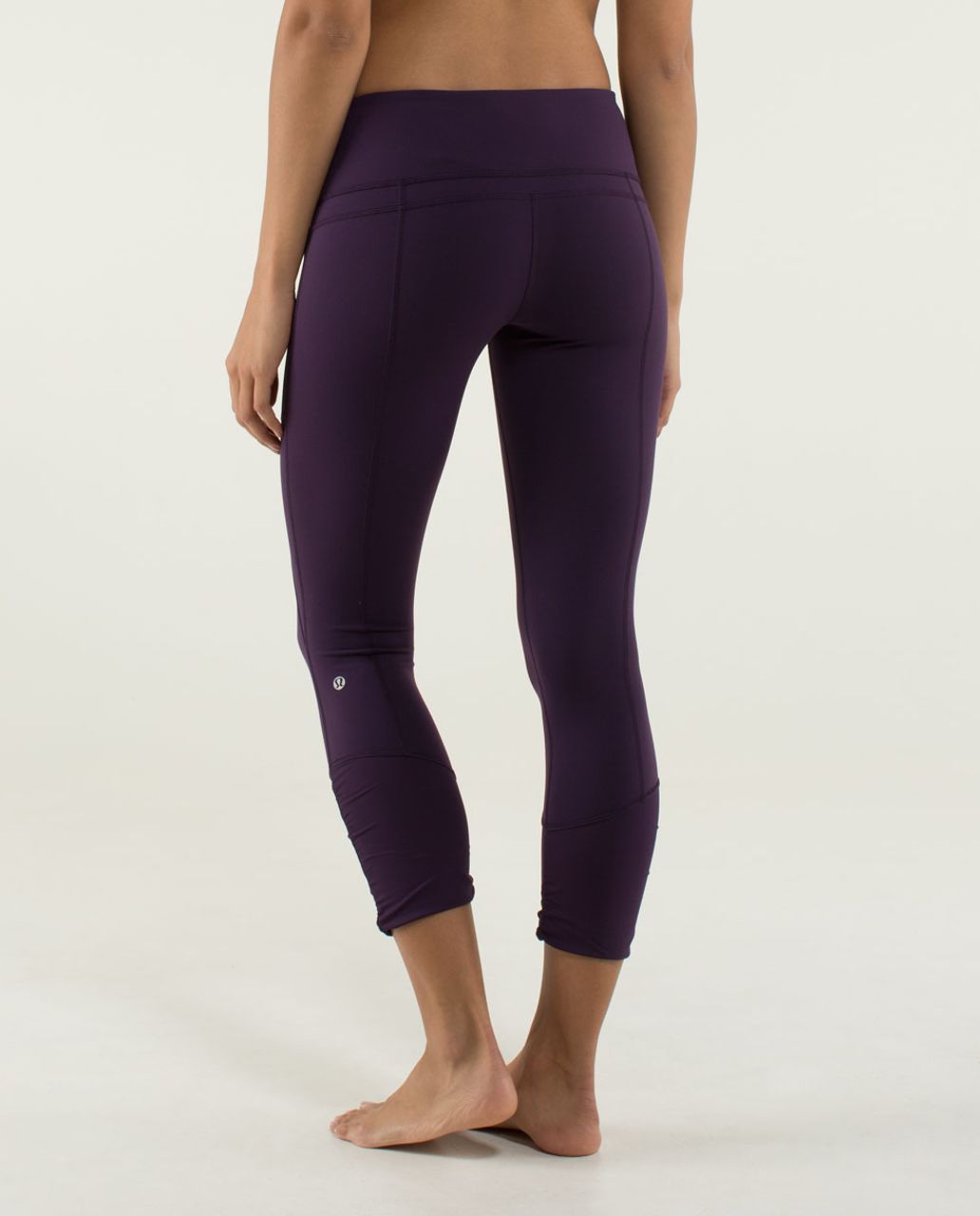 Lululemon Practice Daily Crop *Full-On Luon - Deep Zinfandel