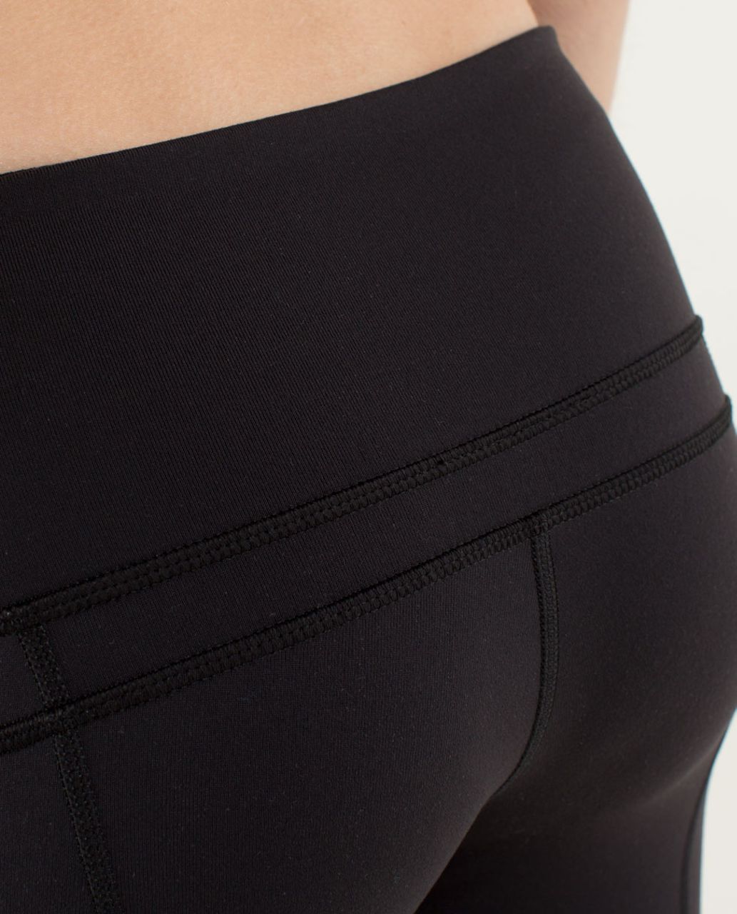 Lululemon Practice Daily Crop *Full-On Luon - Black - lulu fanatics