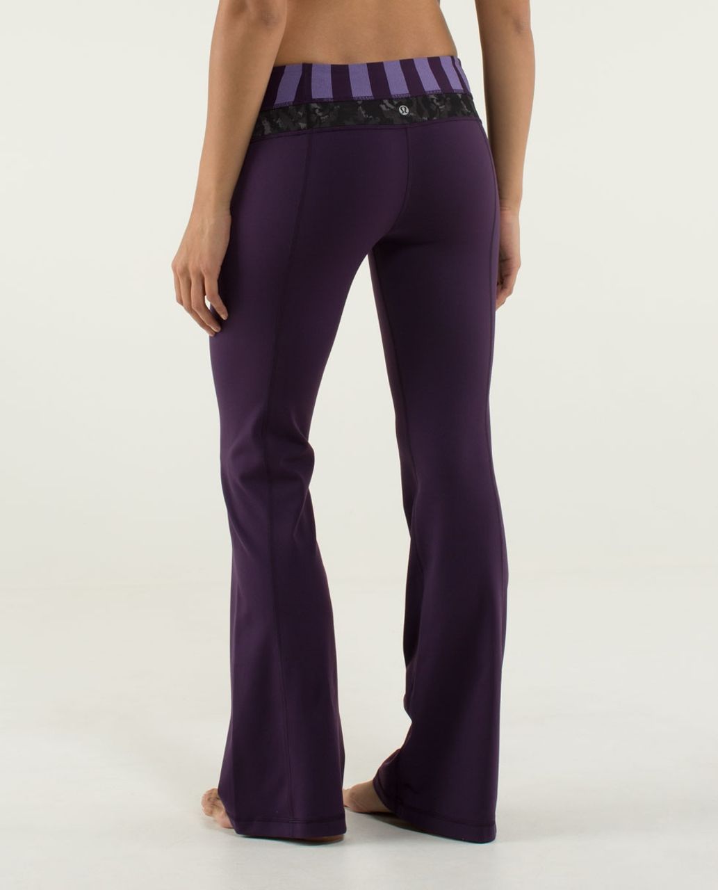 Lululemon Groove Pant (Regular) *Full-On Luon - Deep Zinfandel / Micro  Macro Stripe Deep Zinfandel / Beautiful Baroque Black - lulu fanatics