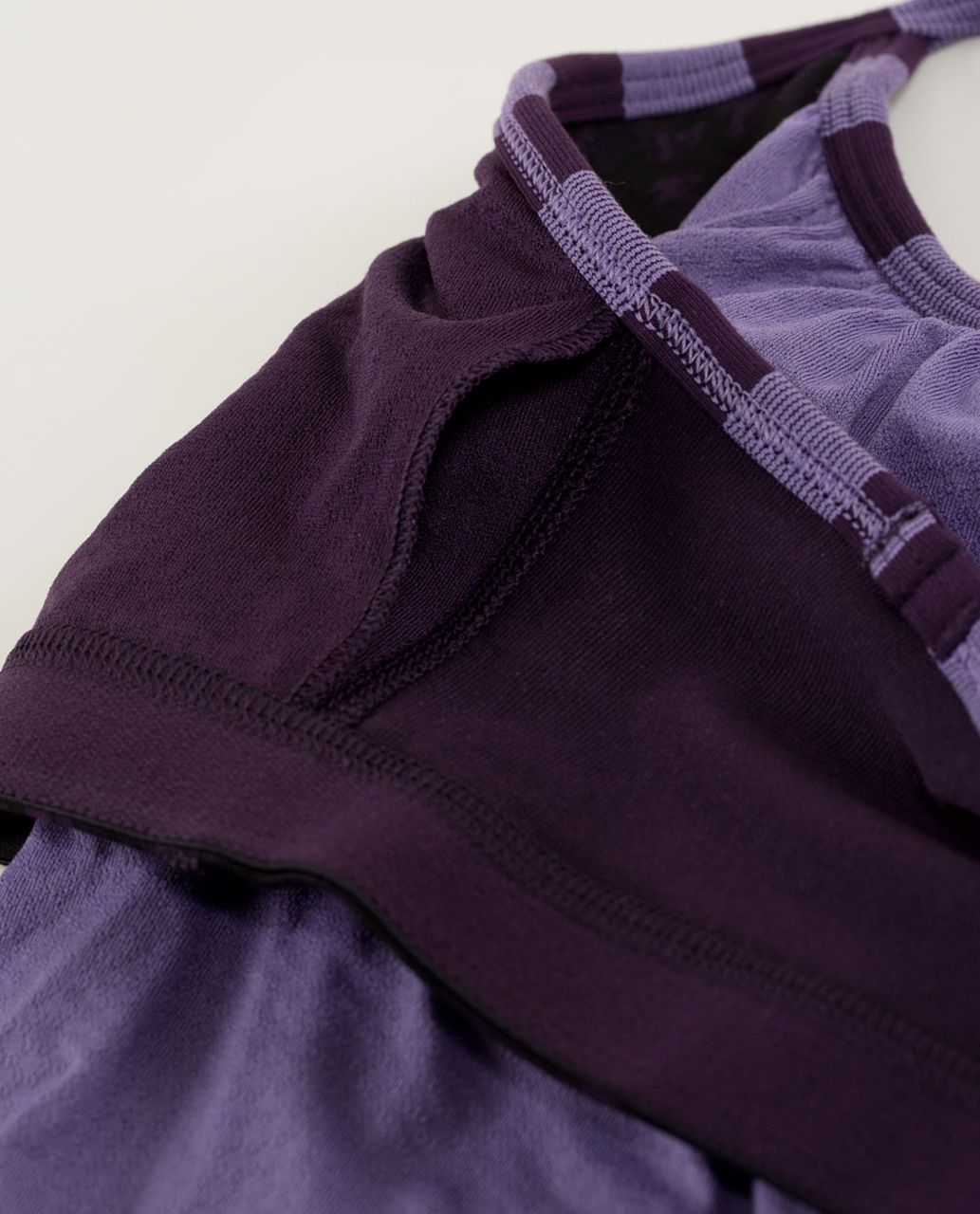 Lululemon No Limits Tank - Winter Orchid / Beautiful Baroque Deep Zinfandel / Micro Macro Stripe Deep Zinfandel