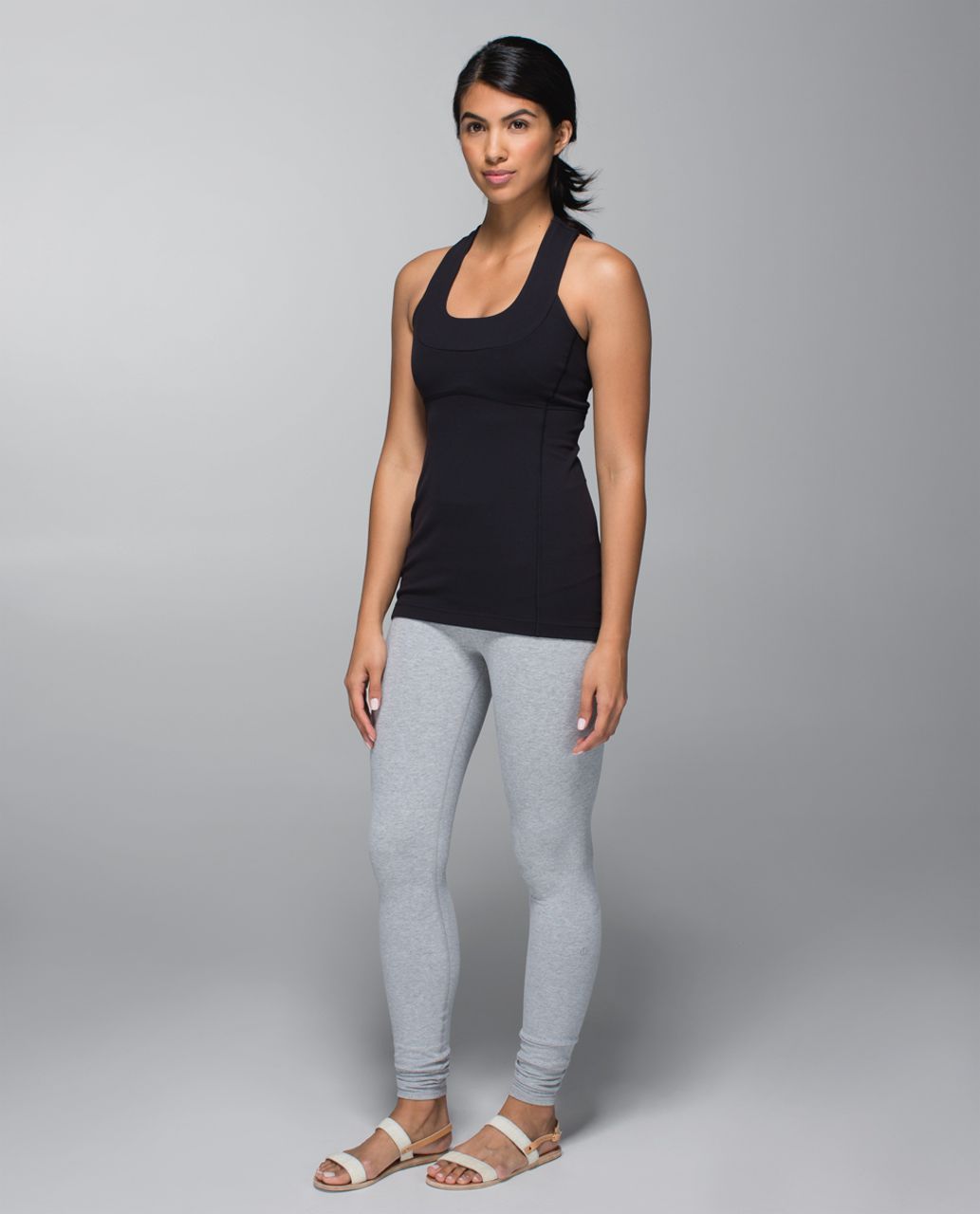 Lululemon Scoop Neck Tank *Luon - Black - lulu fanatics