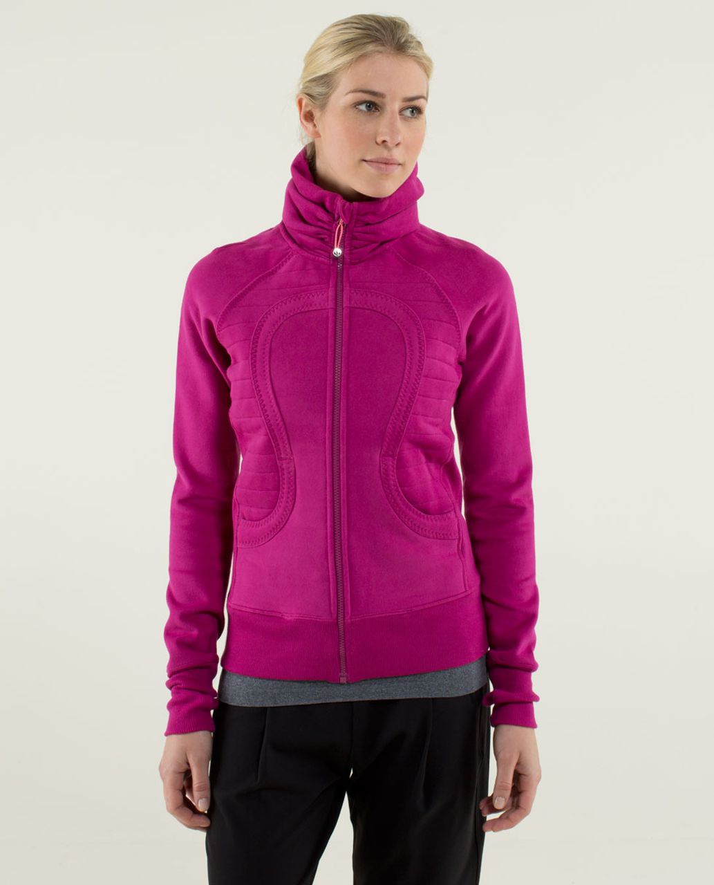 Lululemon Calm & Cozy Jacket - Raspberry / Guava Lava