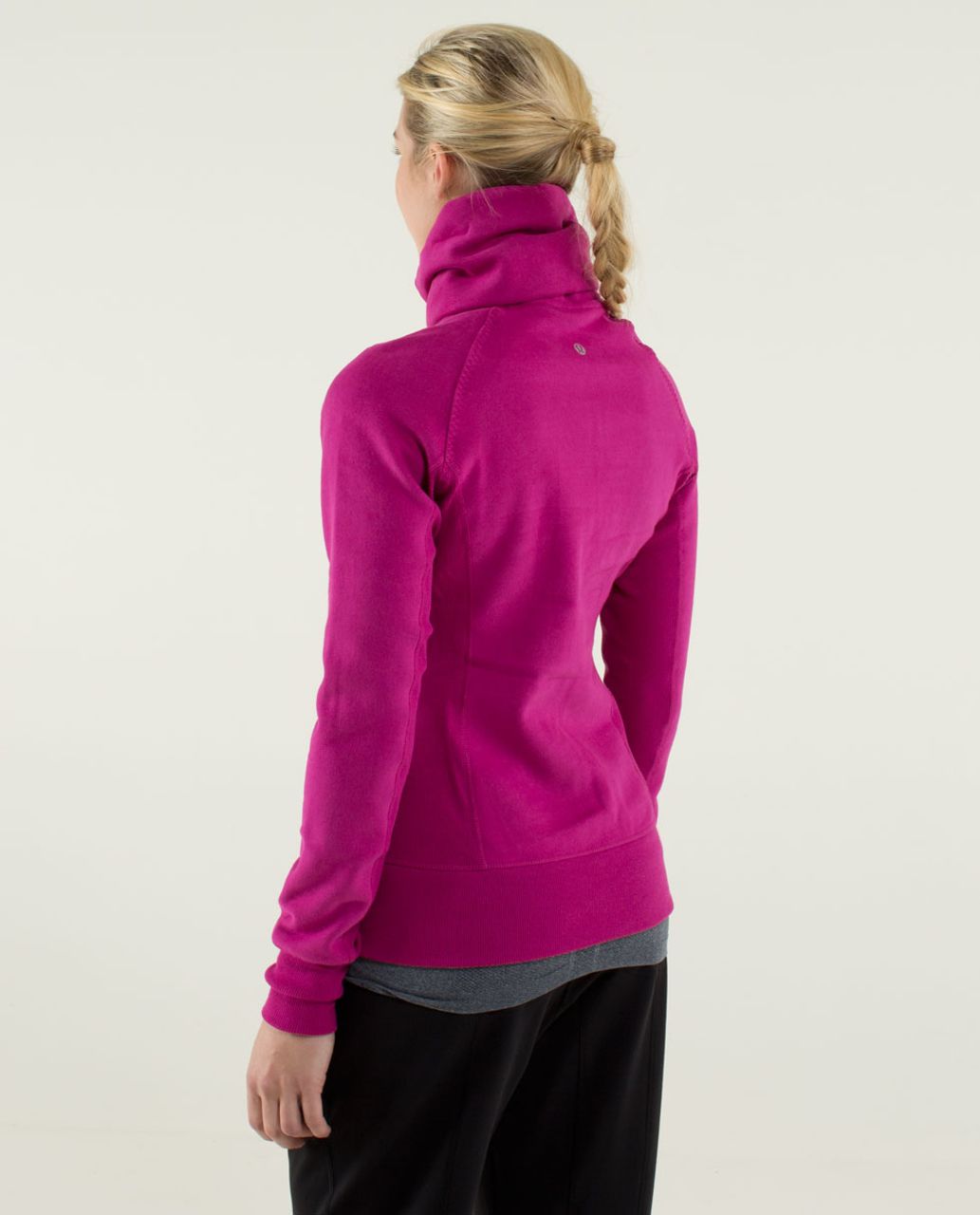 Lululemon Calm & Cozy Jacket - Raspberry / Guava Lava - lulu fanatics