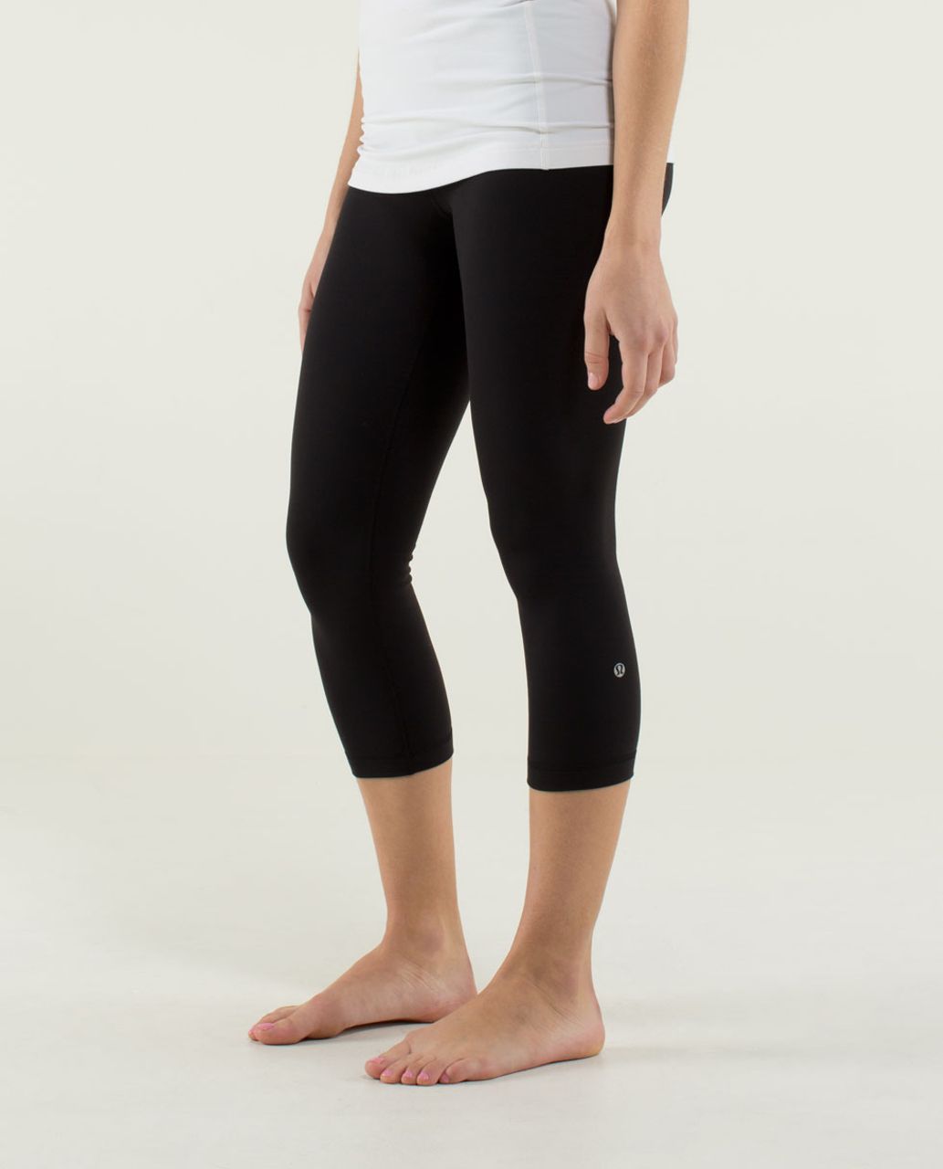 Lululemon Wunder Under Crop - Black / Quilt 14 Fall 2013