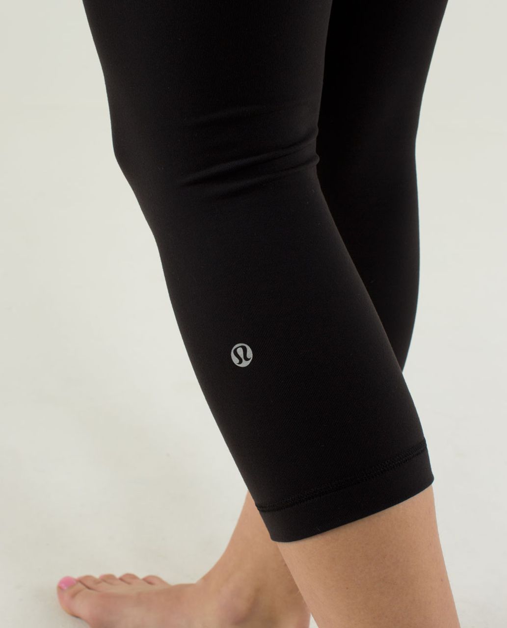 Lululemon Wunder Under Crop - Black / Quilt 14 Fall 2013