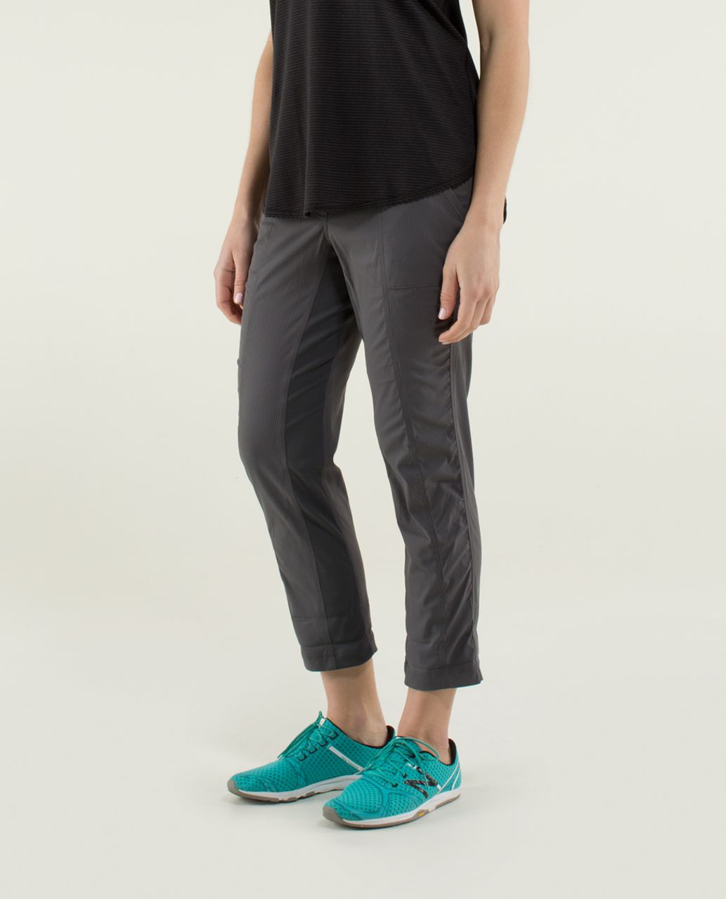 Lululemon Street To Studio Crop *No Liner - Soot Light - lulu fanatics