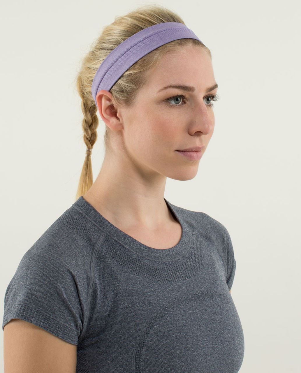 Lululemon Swiftly Headband - Heathered Winter Orchid