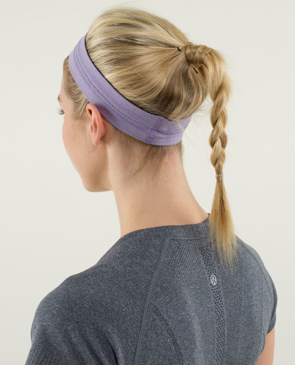 Lululemon Swiftly Headband - Heathered Winter Orchid