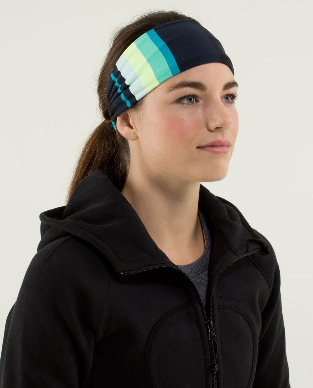 Lululemon Bang Buster Headband *Reversible - Assorted Stripe Surge / Surge