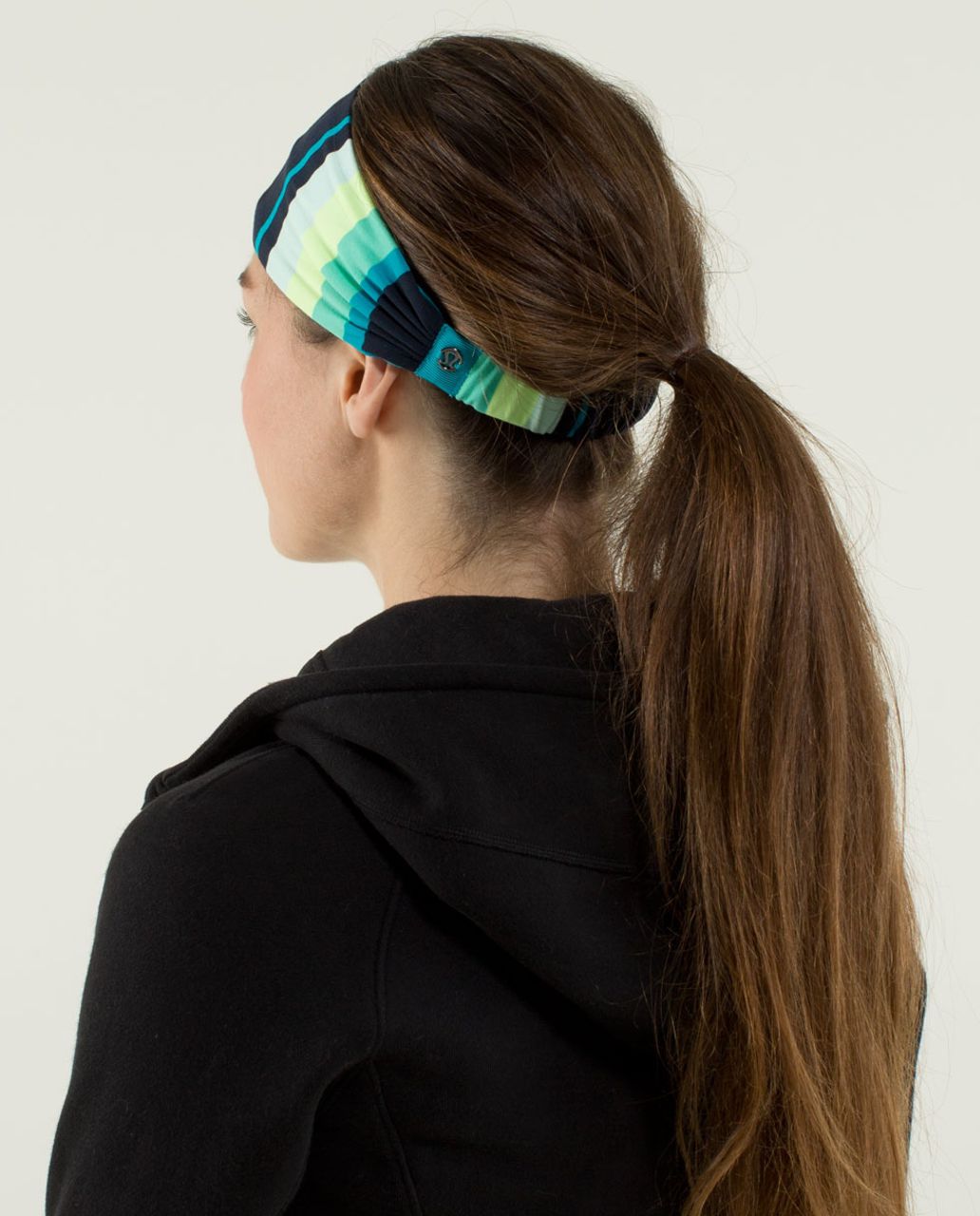 Lululemon Bang Buster Headband *Reversible - Assorted Stripe Surge / Surge