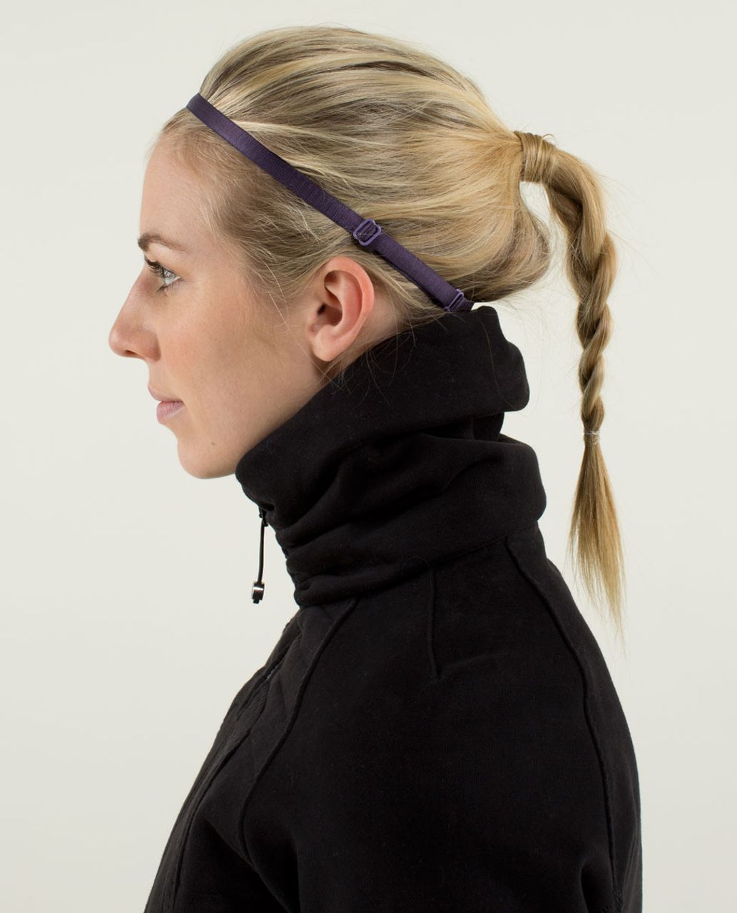 Lululemon Skinniest Satin Pirouette Headband - Deep Zinfandel