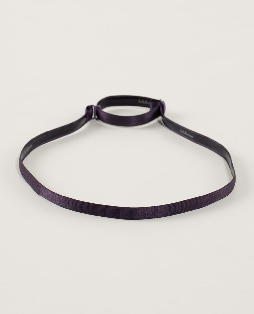 Lululemon Skinniest Satin Pirouette Headband - Deep Zinfandel