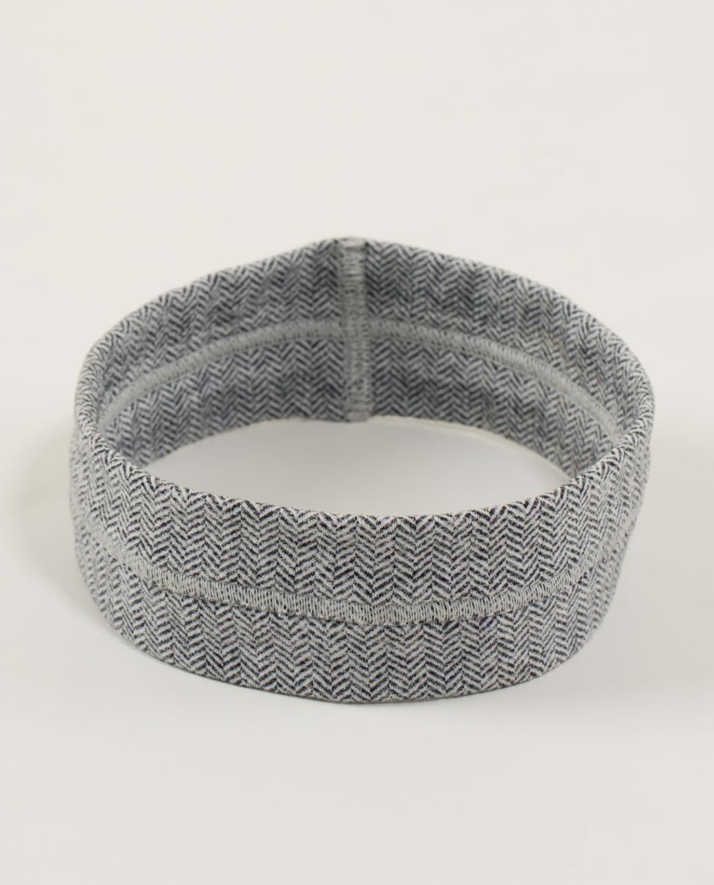 Lululemon Fly Away Tamer Headband - Heathered Herringbone Heathered Black White