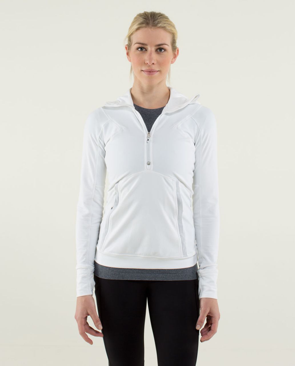 Lululemon Winter Sprinter Hoodie - White - lulu fanatics