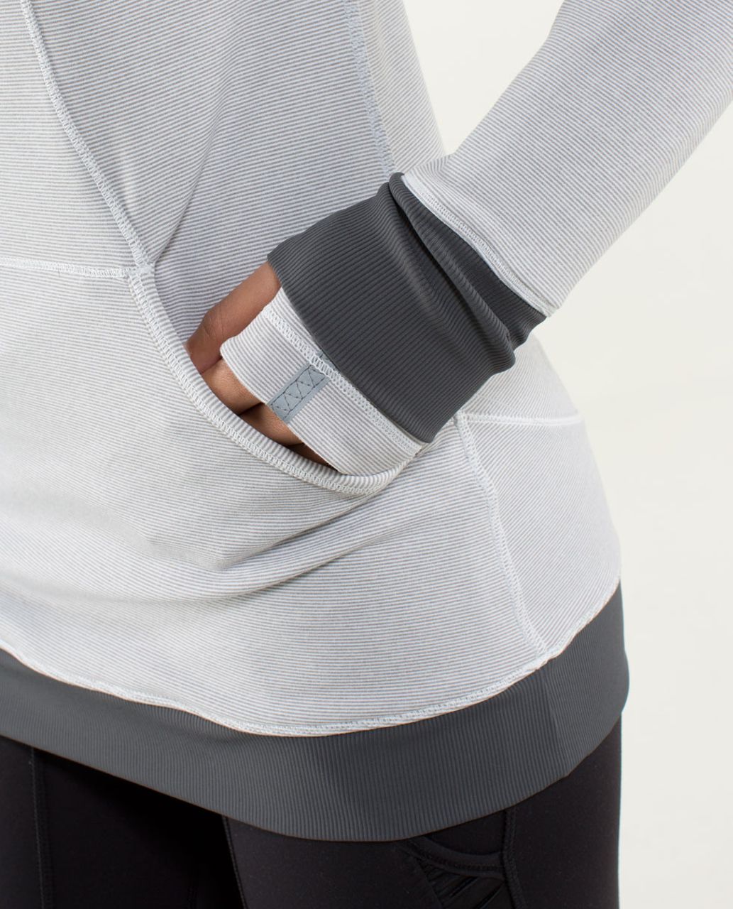 Lululemon Base Runner Long Sleeve - Heathered White / White - lulu