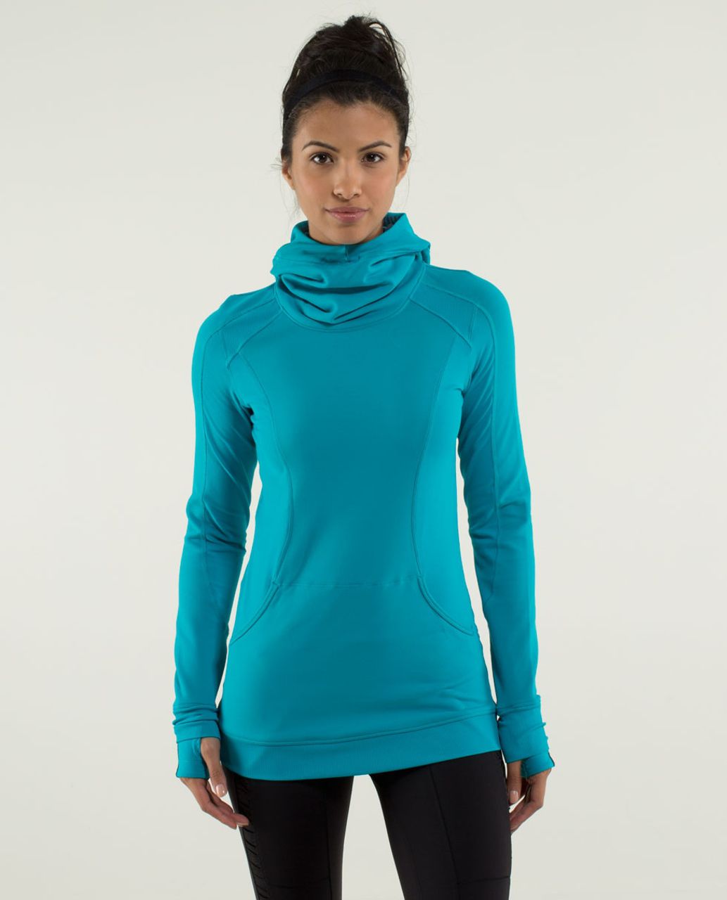 Lululemon Base Runner Hoodie - Half Micro Macro Surge / Surge