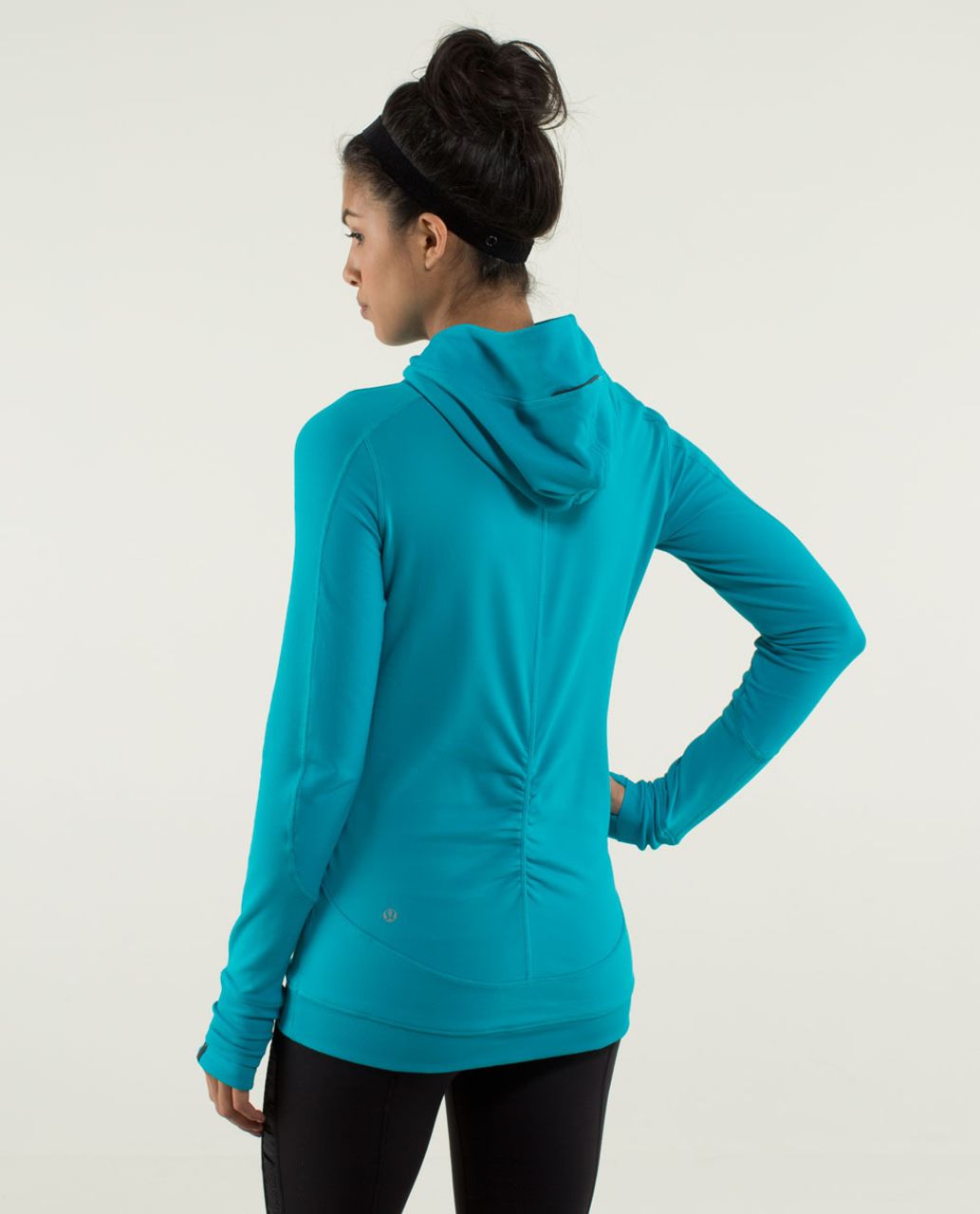 Lululemon Base Runner Hoodie - Half Micro Macro Surge / Surge