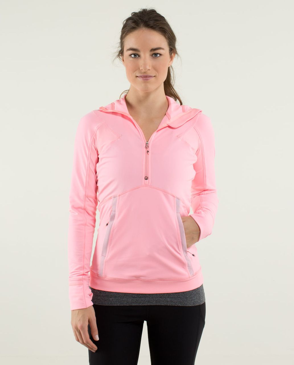 Lululemon Winter Sprinter Hoodie - Bleached Coral - lulu fanatics