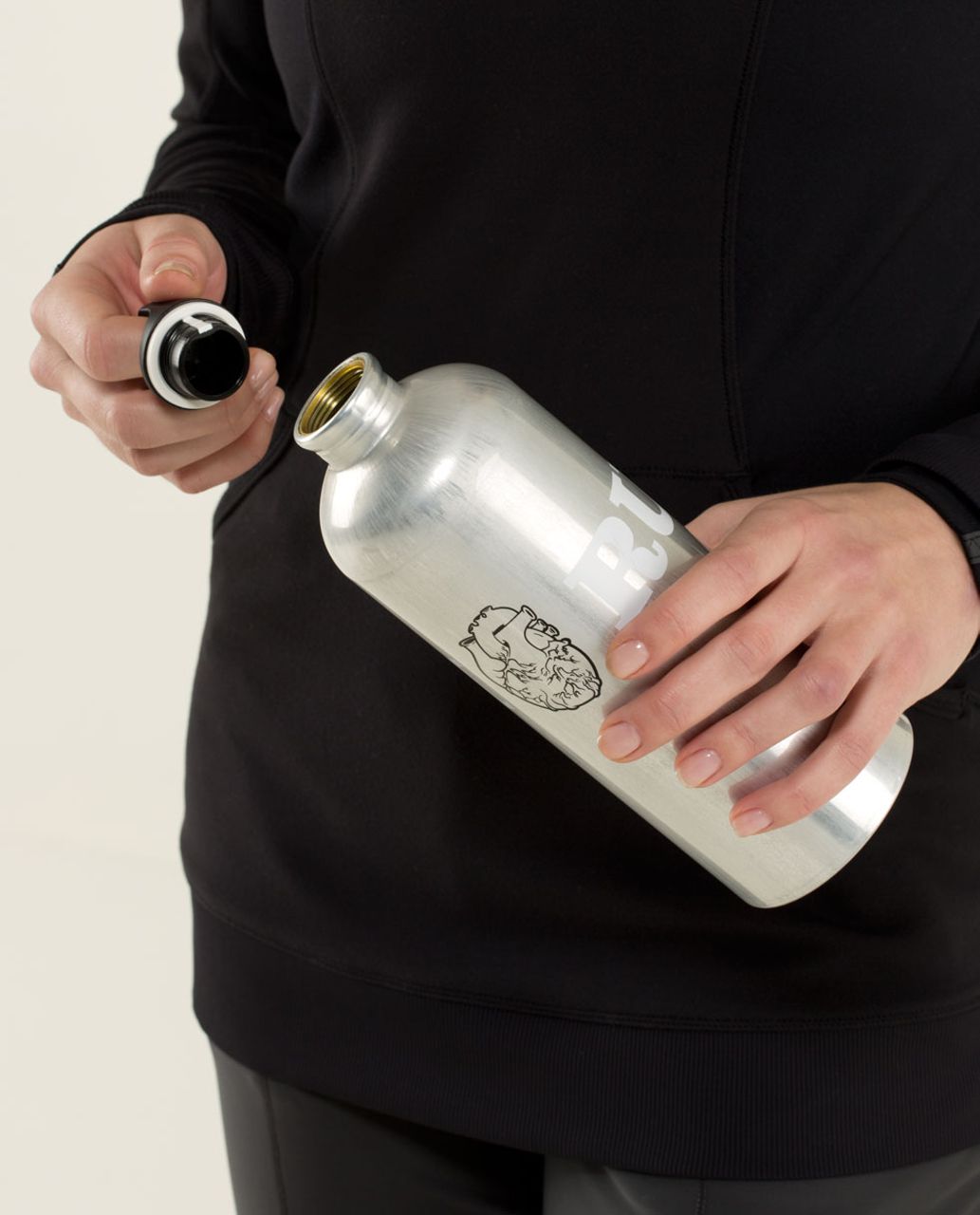 Lululemon Sigg 1L Bottle - Metallic Silver