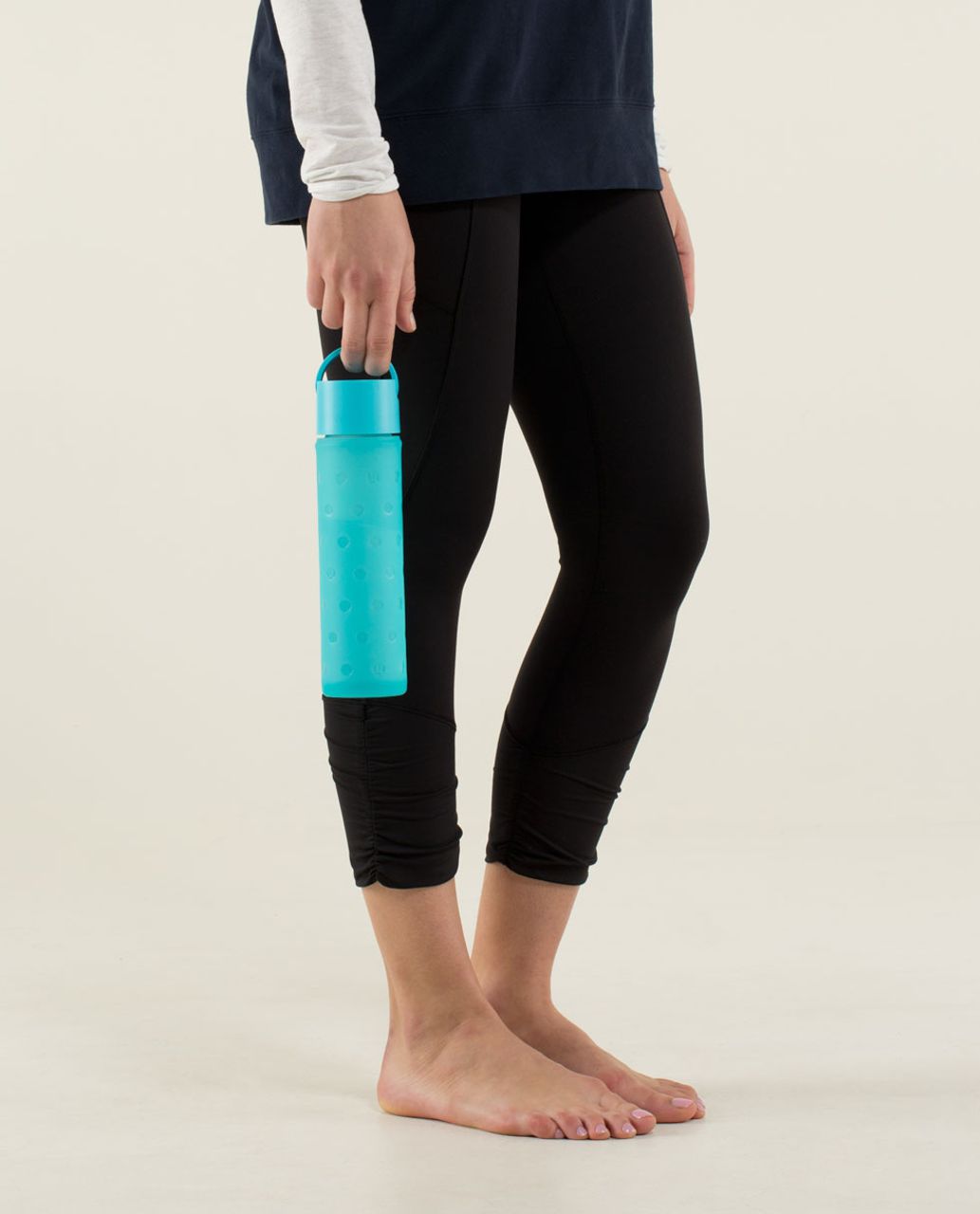 Lululemon Pure Focus Glass Waterbottle - Angel Blue