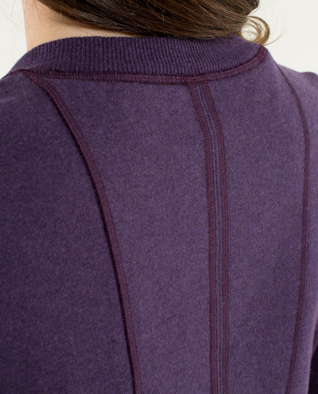 Lululemon Ruffled Up Pullover - Heathered Deep Zinfandel / Winter Orchid / Deep Zinfandel