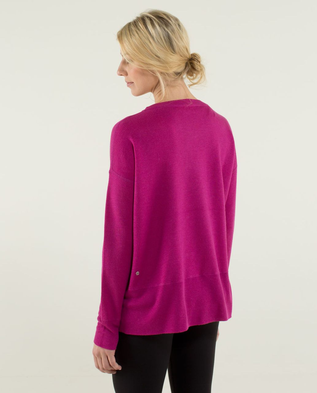 Lululemon Pure Balance Sweater - Raspberry / Guava Lava