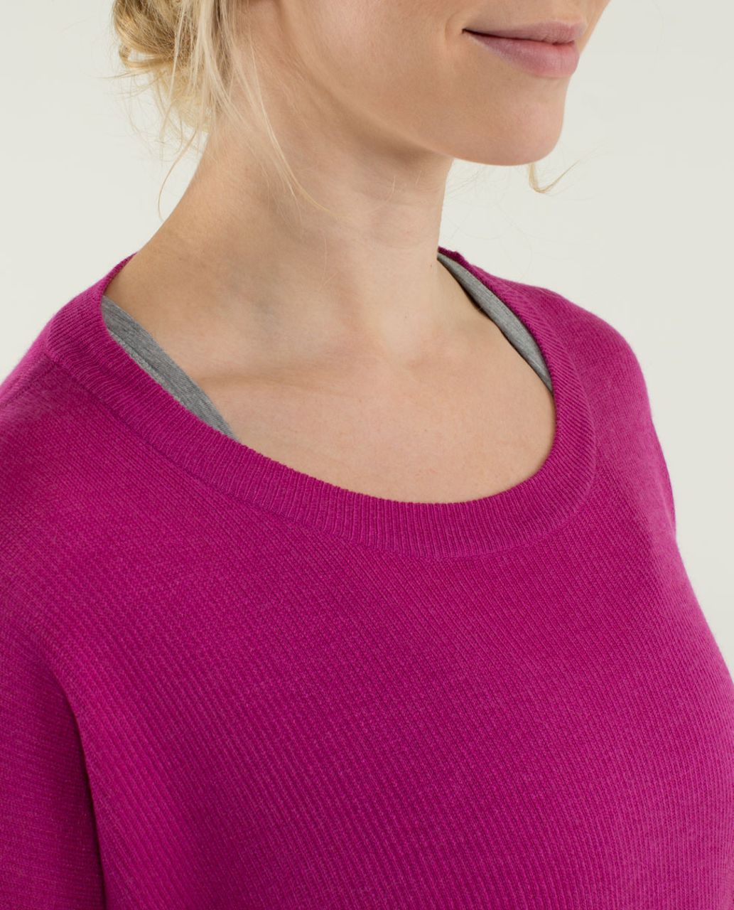 Lululemon Pure Balance Sweater - Raspberry / Guava Lava