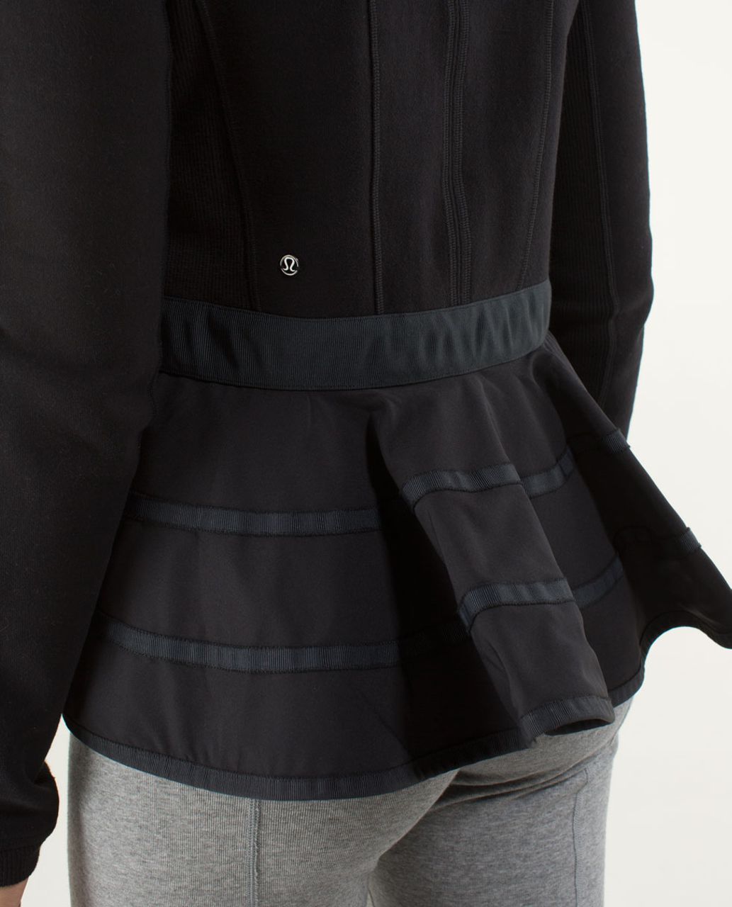 Lululemon Ruffled Up Pullover - Black - lulu fanatics