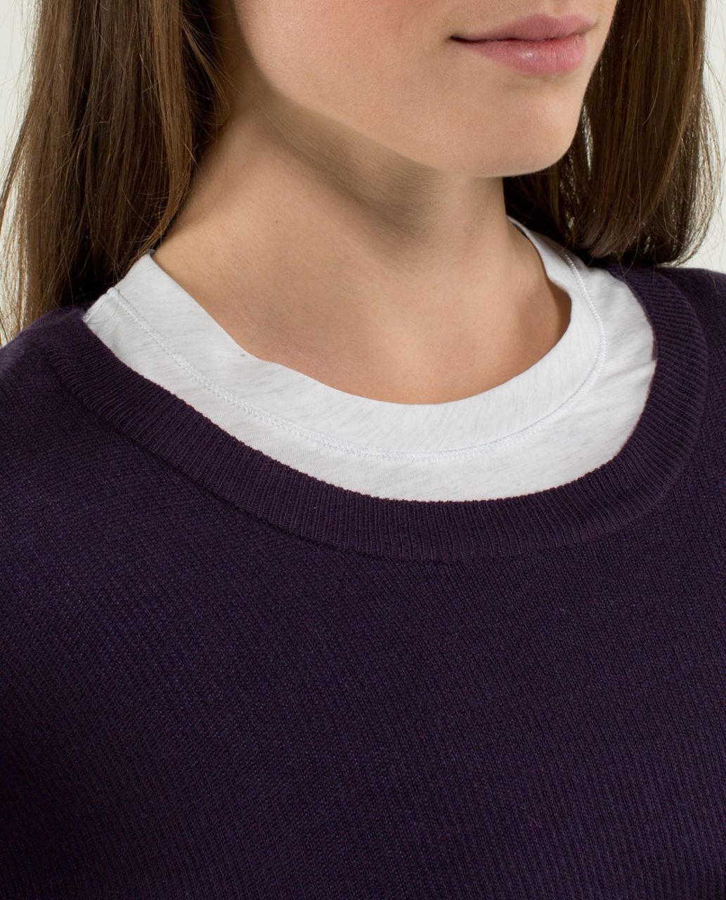 Lululemon Pure Balance Sweater - Deep Zinfandel / Winter Orchid