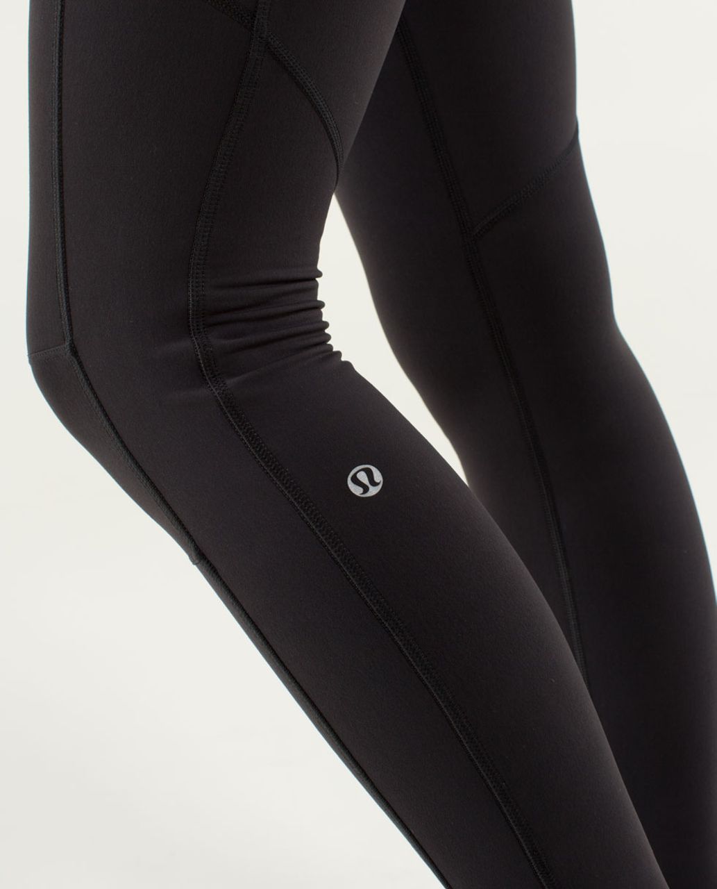Lululemon Speed Tight *Tech - Black / Assorted Stripe Bleached Coral