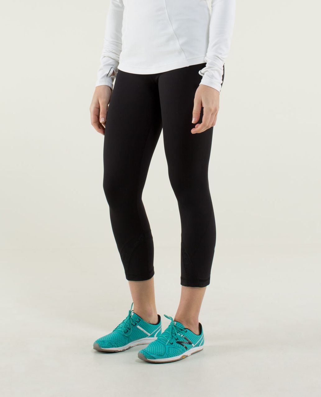 Lululemon Run:  Inspire Crop II *Reflect - Black