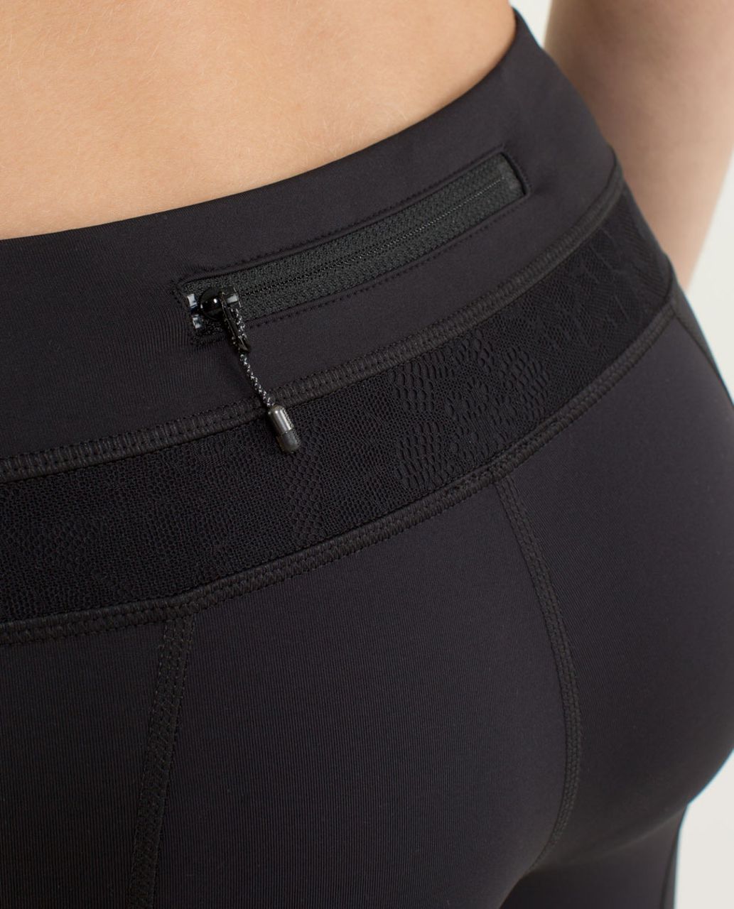 Lululemon Run:  Inspire Crop II *Reflect - Black