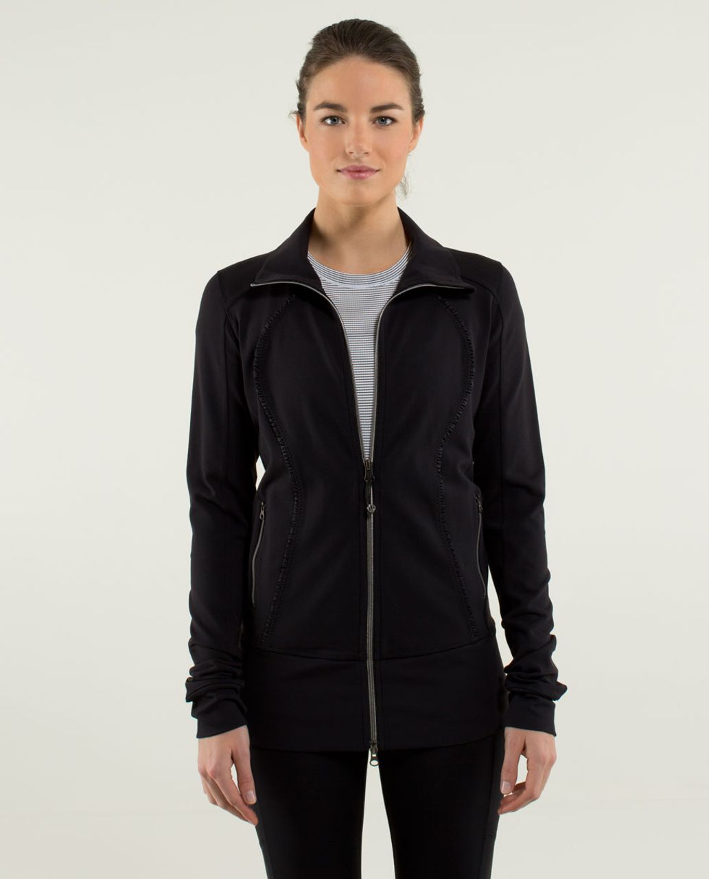 Lululemon Nice Asana Jacket *Ruffle - Black